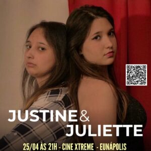 Ingressos Justine & Juliette | Eunápolis - BA | 25/04/2026 – Sábado 21h00